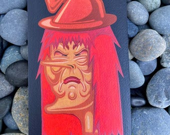 Witches of Elderwick Painting: Silence Tattersleeve Acrylic Portrait