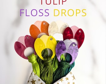 Tulip Floss Drops | Thread Bobbin Organizer, Embroidery Project Storage