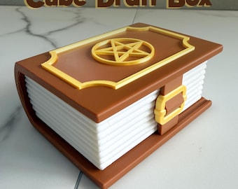 MTG Tome Draft Box | Reusable Cube Pack | Holds 45 Double Sleeved Cards