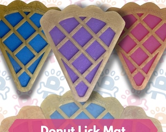 Pie Lick Mat for Dogs | Slow Feeder Enrichment, Anxiety Relief (Dishwasher Safe)