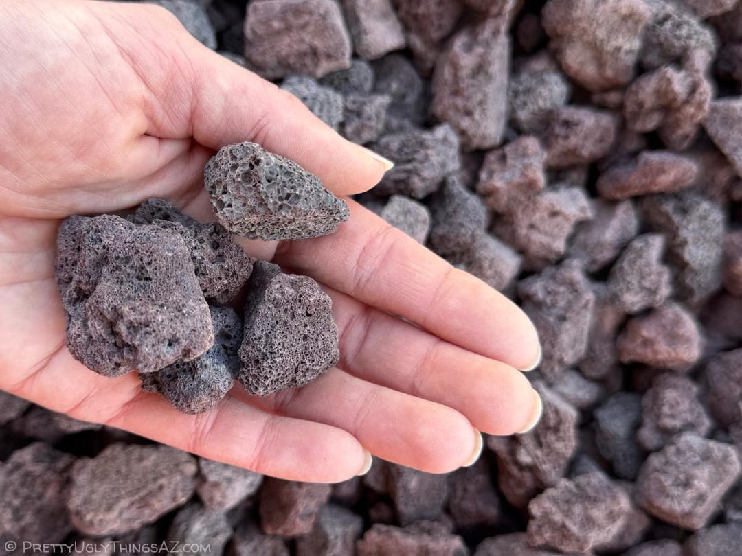 Scinder Rocks Red-black Volcanic Cinder Rocks, 4 LB+, 1