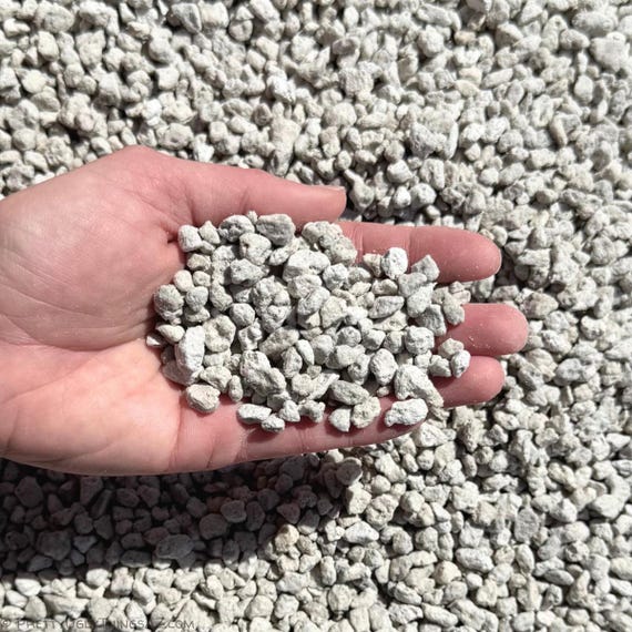 Horticultural pumice 1–8qt, 1/4–3/8" chunky (coarse grain planting medium or top dressing)