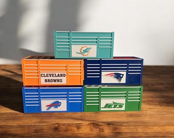 NFL Team Toolbox Desk Organizer | Football Fan Gift, Man Cave Decor