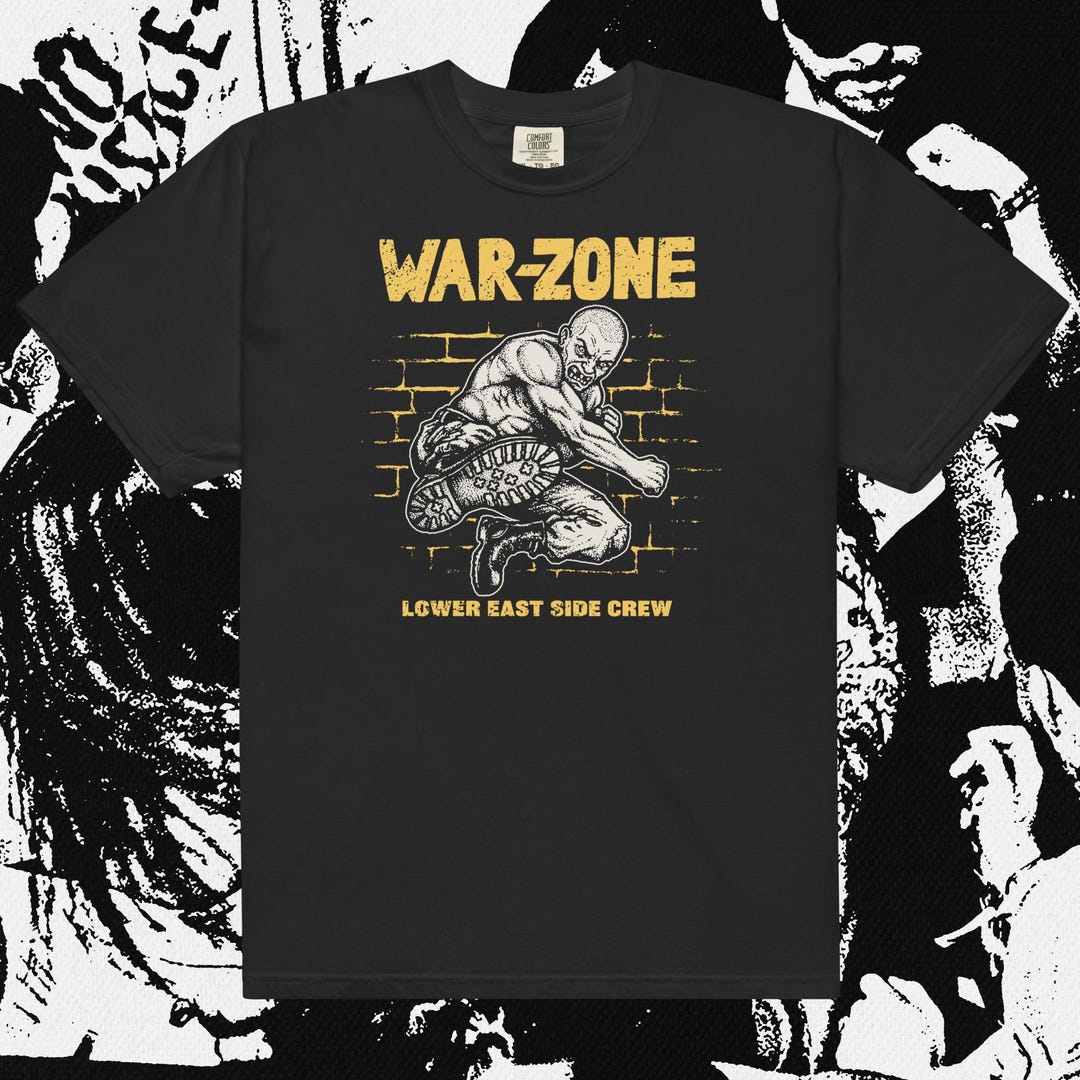 Warzone: Hardcore Punk Skinhead Comfort Colors Tshirt - Etsy