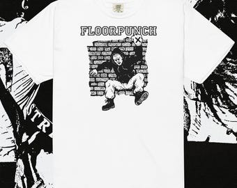 Illustration originale Floorpunch : T-shirt Straight Edge Hardcore Comfort Colors