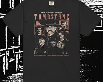 Grabstein: Western Comfort Colors TShirt