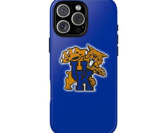 Funda para teléfono de los Wildcats de la Universidad de Kentucky: cubierta protectora duradera