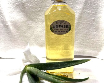32 oz Organic Aloe Vera Oil – Nourishing Oil for Skin & Hair
