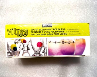 Pebeo Vitrea 160 Glass Paint Assorted 10 x 45ml Box Set