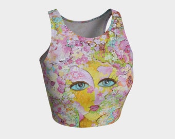 Spring, Top, Design based on Painting Spring by Elena Diadenko