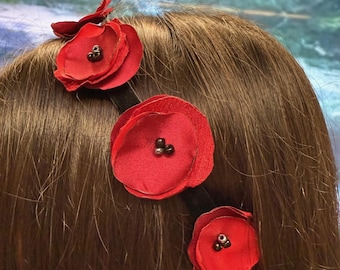 Beautiful and Delicate Poppy Headband, Crown, Gift for Her