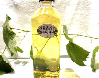 32 oz Organic Burdock Root Oil – Nourishing Oil for Skin & Hair