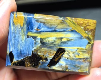 Namibia Pietersite Gemstone, Loose Multi-Fire Stone for Jewelry