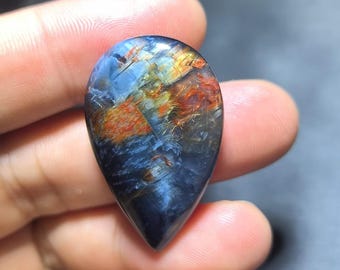 Natural Pietersite Gemstone, Multi Fire Pietersite for Pendant, Loose Pietersite for Jewellery Making, Namibia Pietersite.