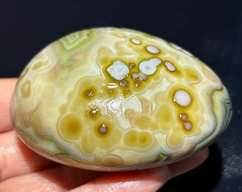 Beautiful Gobi Agate Eye Agate Stone From Mongolia, Natural Desert Tumbled Palm Stone, Healing Agate, Unique Gift. #572