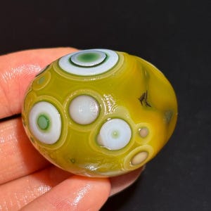 Beautiful Gobi Agate Eye Agate Stone From Mongolia, Natural Desert Tumbled Palm Stone, Healing Agate, Unique Gift.