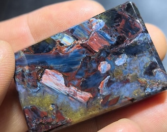 Natural Pietersite Gemstone, Multi Fire Pietersite for Pendant, Loose Pietersite for Jewellery Making, Namibia Pietersite.