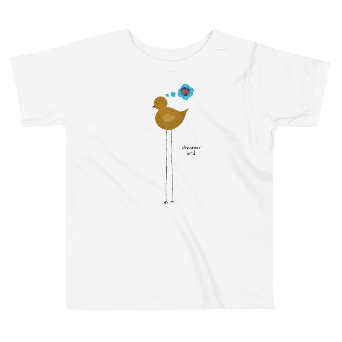 Dreamer Bird Toddler Shirt Casual Outdoorsy Style Bird Etsy