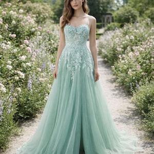 cyan princess dress LIGHT BLUE PRINCESS DRESS