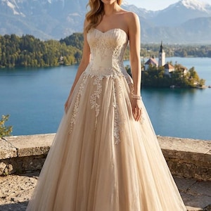 etsy champagne bridesmaid dress CHAMPAGNE Bridesmaid Dress/ CUSTOM LeNGTHS/ Convertible Dress / Infinity Dress/Multiway Dress/ Multi Wrap Dress / Plus Size /
