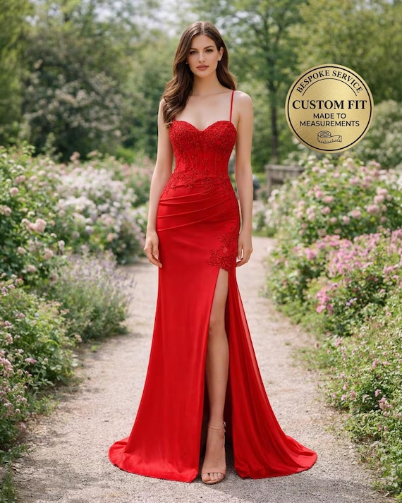 ethereal red dress Ethereal red trend for this wedding season. Book your consultation with us