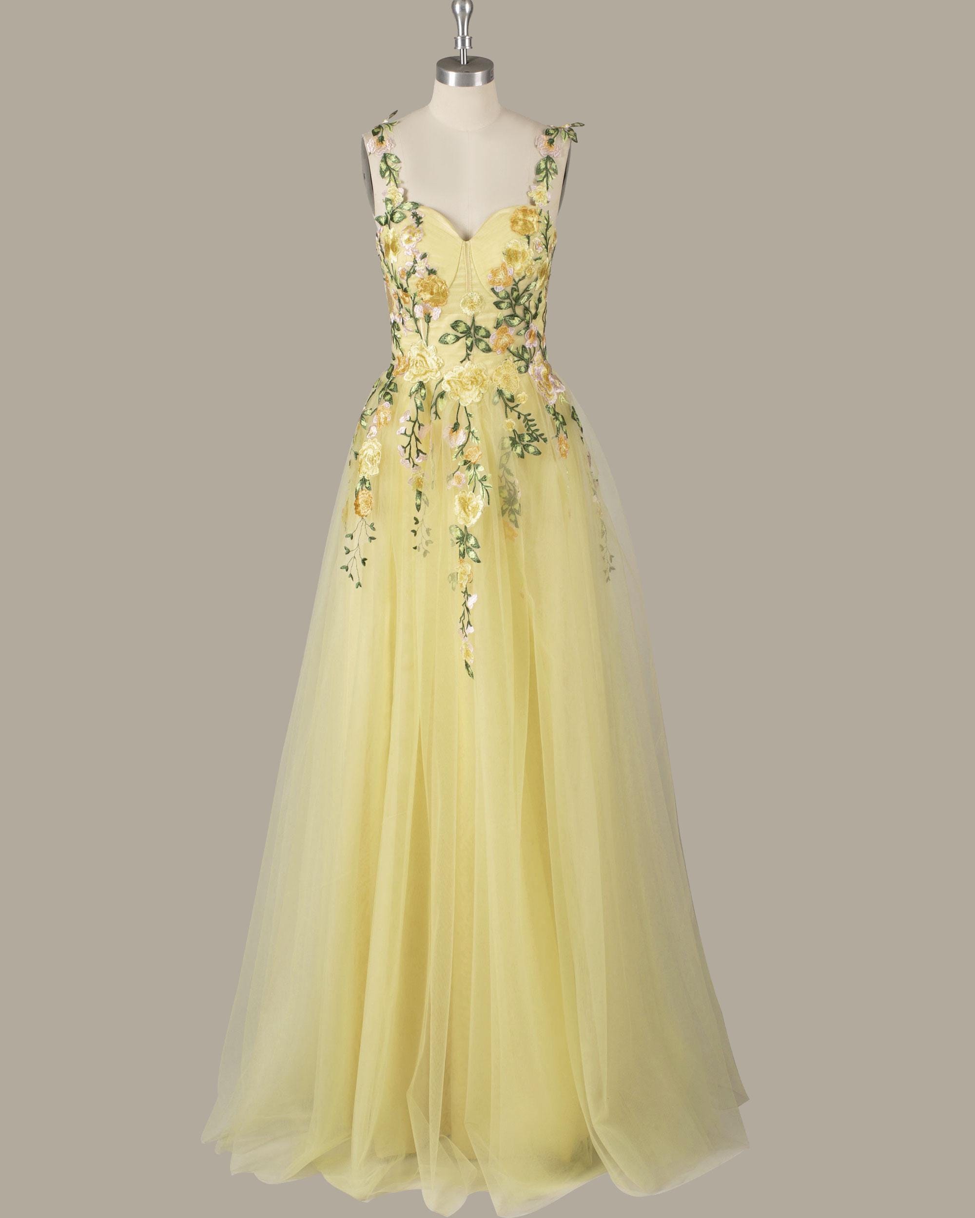 Girasoles Vestidos Amarillos Para 15 AÃ±os Ball Gown Vestido De