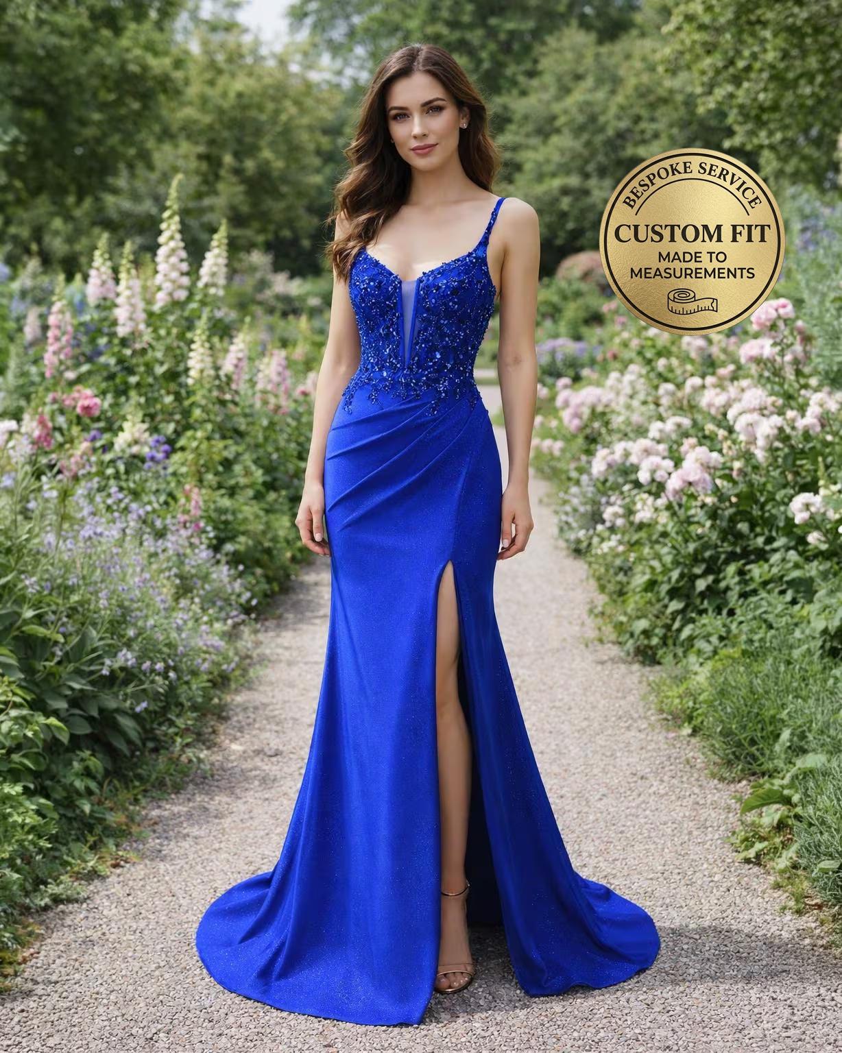 Royal Blue Prom Dress Mermaid - Etsy Royal Blue Prom Dress Mermaid - Etsy