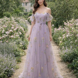Light Purple Flowy Formal Dress - Etsy Light Purple Flowy Formal Dress - Etsy