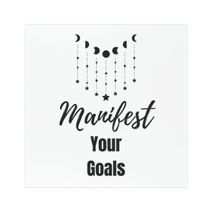 Manifest Your Goals Car Magnet: Astrology Motivational Decor