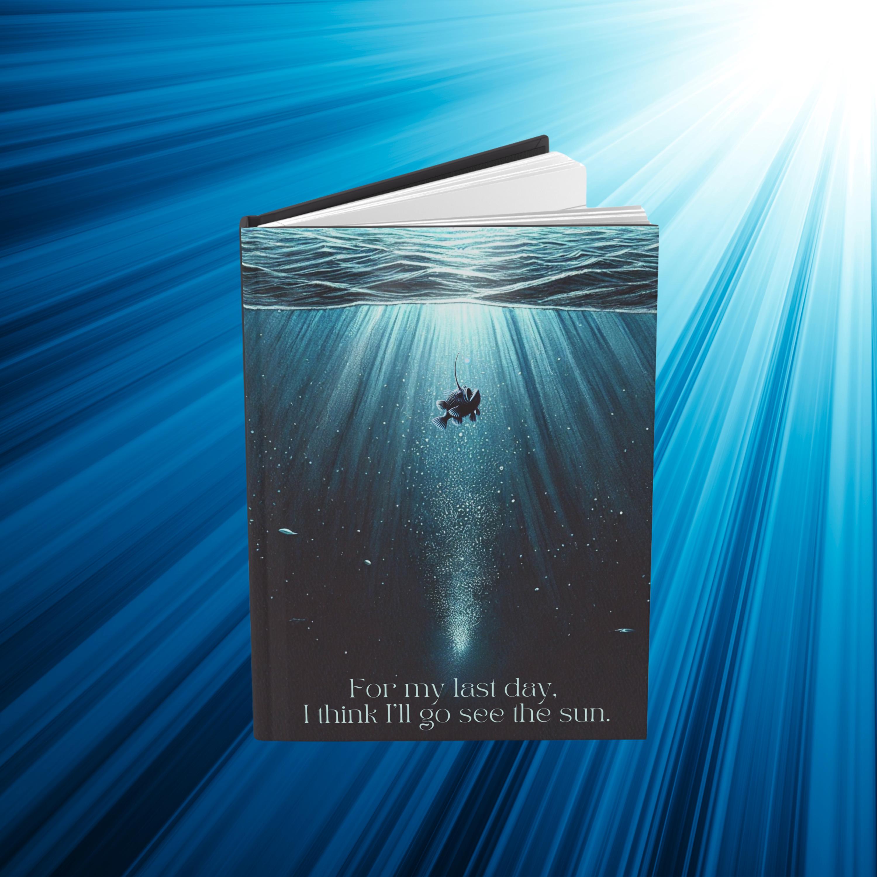Angler Fish Story Hardcover Journal | Deep Sea Creature Gratitude Journal |  Inspirational Artistic Journal | Anglerfish Dream Journal - Etsy Israel, image size:3000x3000