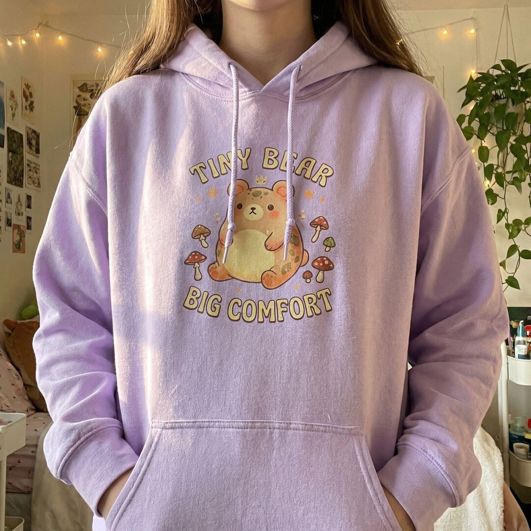 HONEY & BEAR HOODIE JUEMI ジュエミ Juminocore Bear Hoodie | Cozy Oversized Sweatshirt | Kawaii Mascot