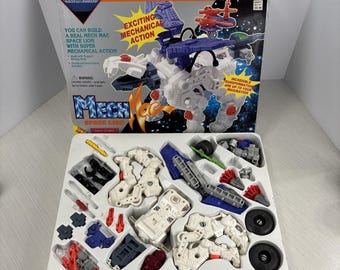 Robot de acción mecánico Mech Mac Space Lion de Radio Shack Multimac de los años 90