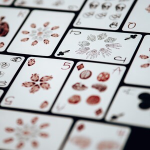 Cartas de baralho inspiradas na anatomia