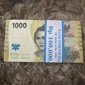 Lot of 10, 1000 Indonesian Rupiah Banknotes, 2022, P-162a.1, Uncirculated
