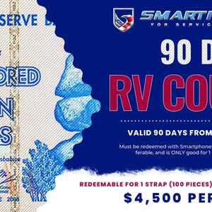 Zimbabwe Dollar 100 Trillion, 90 Day RV Coupon, 1 Strap (100 notes)