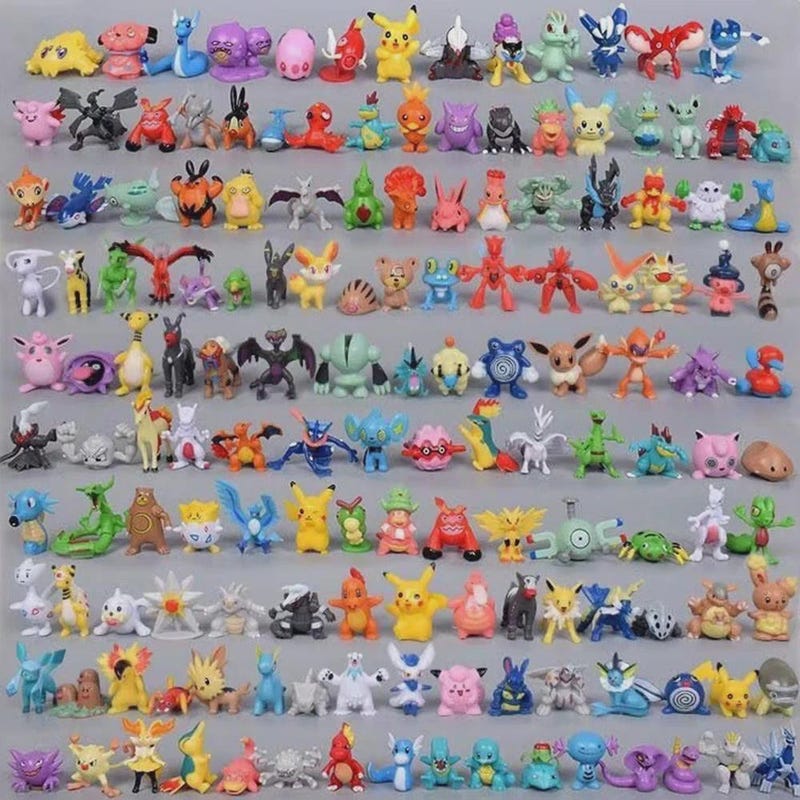 Mini Classroom Vector Pikachu Figures Mini - Etsy