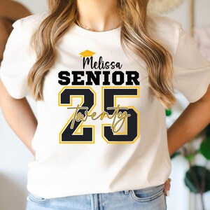 Customizable Graduate Shirt - Personalized Graduation Tee, Class of 2024 Shirt, Senior Gift, Custom Name Graduation Apparel