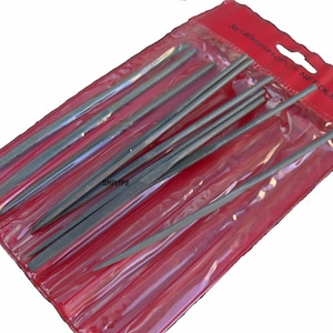 Needle Files 140x3mm 10 Pcs Small Jewelry Making Files