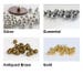 Half-Drilled End Round Bead Caps 5mm 10 Pcs Ur PICK Tips for Memory Wires Silver Gold Antiqued Brass Gunmetal 