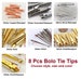 Bola Bolo Tips, Bola Ties, 8 Pcs Ur Pick Silver Gold Copper Gunmetal 33mm 53mm Stamped Plain 