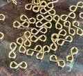 Figure 8/Infinity Connectors Links 50 Ur PICK Silver Gold Antiqued Brass Gunmetal