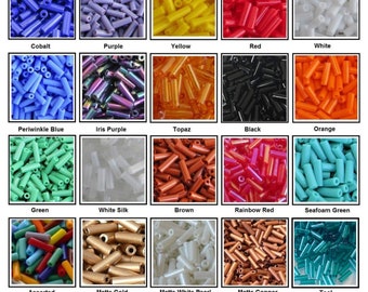 Bugle Beads 6mm White Translucent Iris Rainbow AB Glass x 100 Bugle Beads 6mm White Translucent Iris Rainbow AB Glass x 100