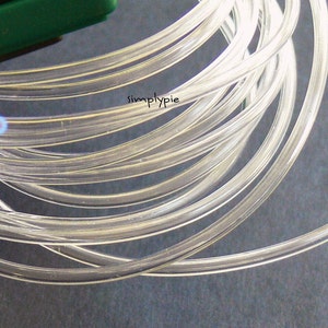 2mm Clear Hollow Rubber Tubing 5-Feet