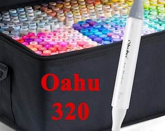 Ohuhu Oahu 320 Marker Case Insert – 3D Printed Organizer for