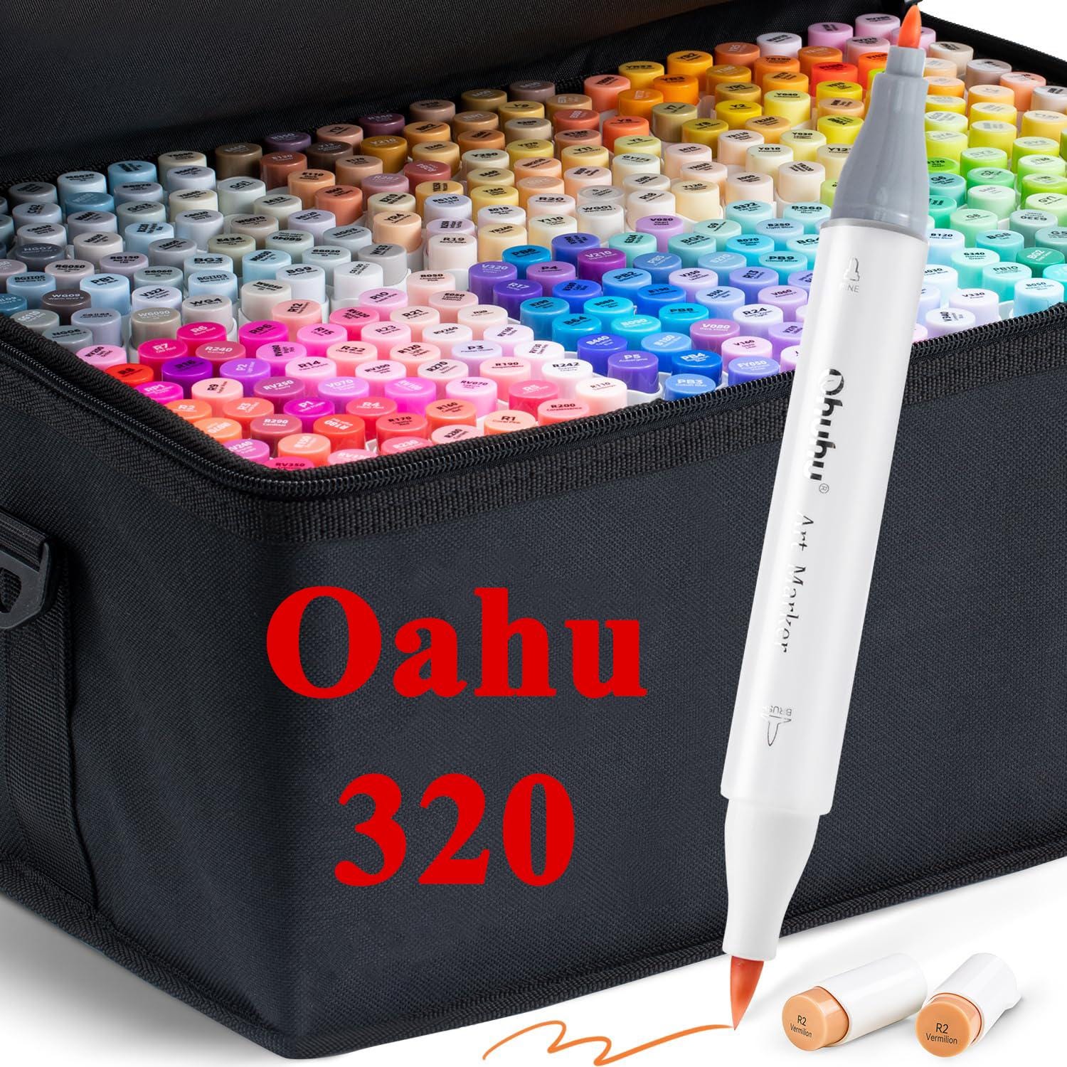 Ohuhu 200色 マーカーケース Y30-80402-07 Ohuhu Marker Pen Normal Type Hard Pen 200 Colors Y30-80402-07 | eBay