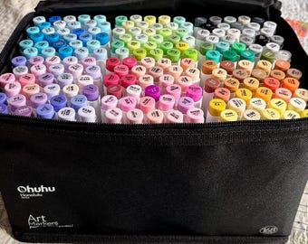 Marker Bag 168 Slot 3 Layer Marker Case met rits, Tote Marker Bag 168 Slot 3 Layer Marker Case met rits, Tote