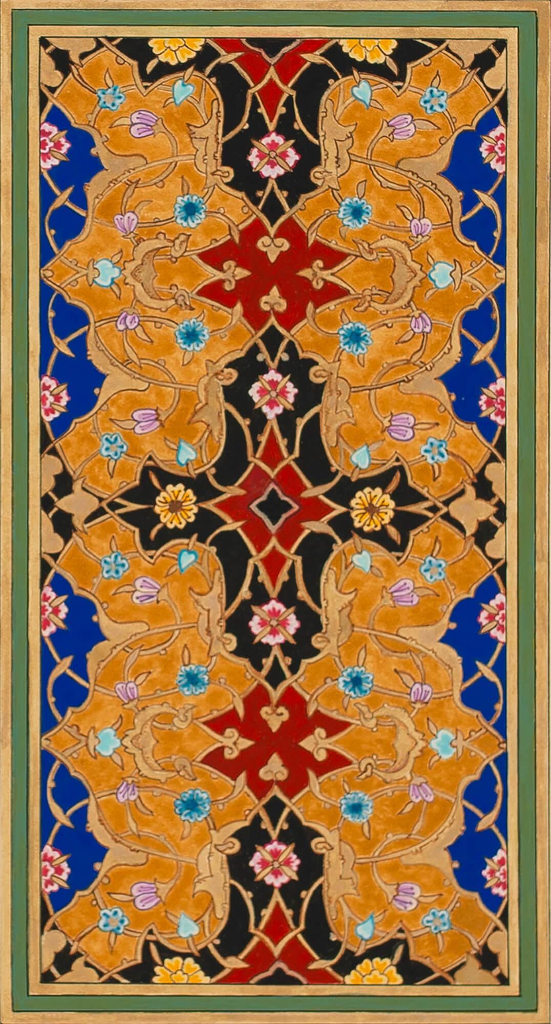 Elegant Handmade Ottoman Wall Art, Rumi and Hatayi, Tezhip - Etsy