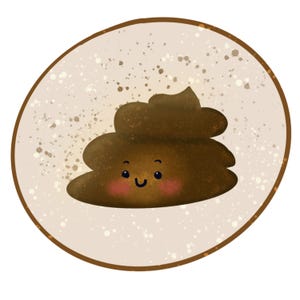 Potty Training Stickers – 48 Cute Pee and Poo Reward Stickers (3.8 cm) for Toddlers and Kids