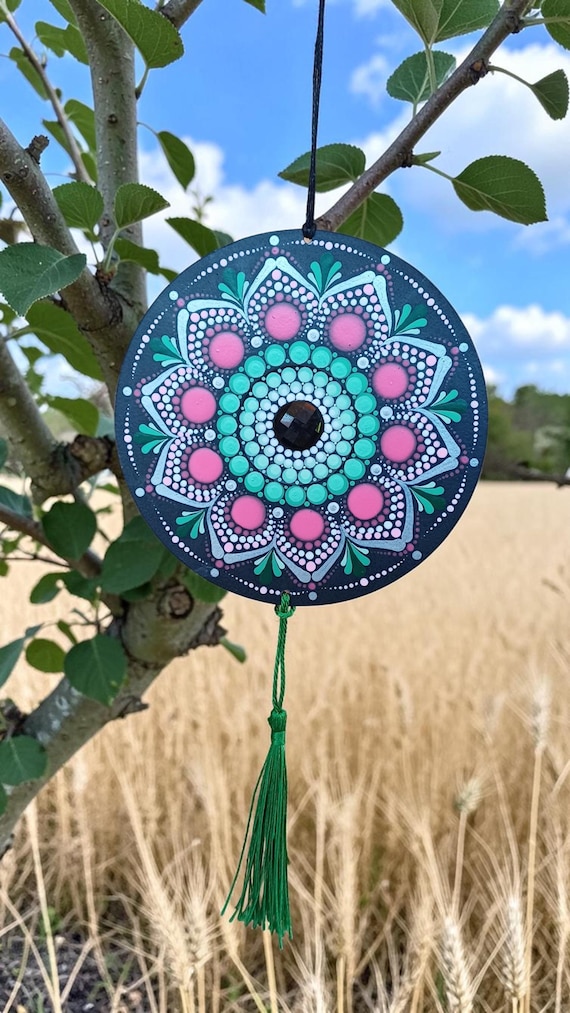 Dot Mandala Wall Art-handpainted-meditation gift