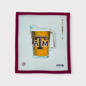Texas A&M Ring Dunk Needlepoint Canvas